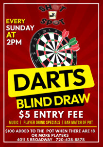 Darts blind draw